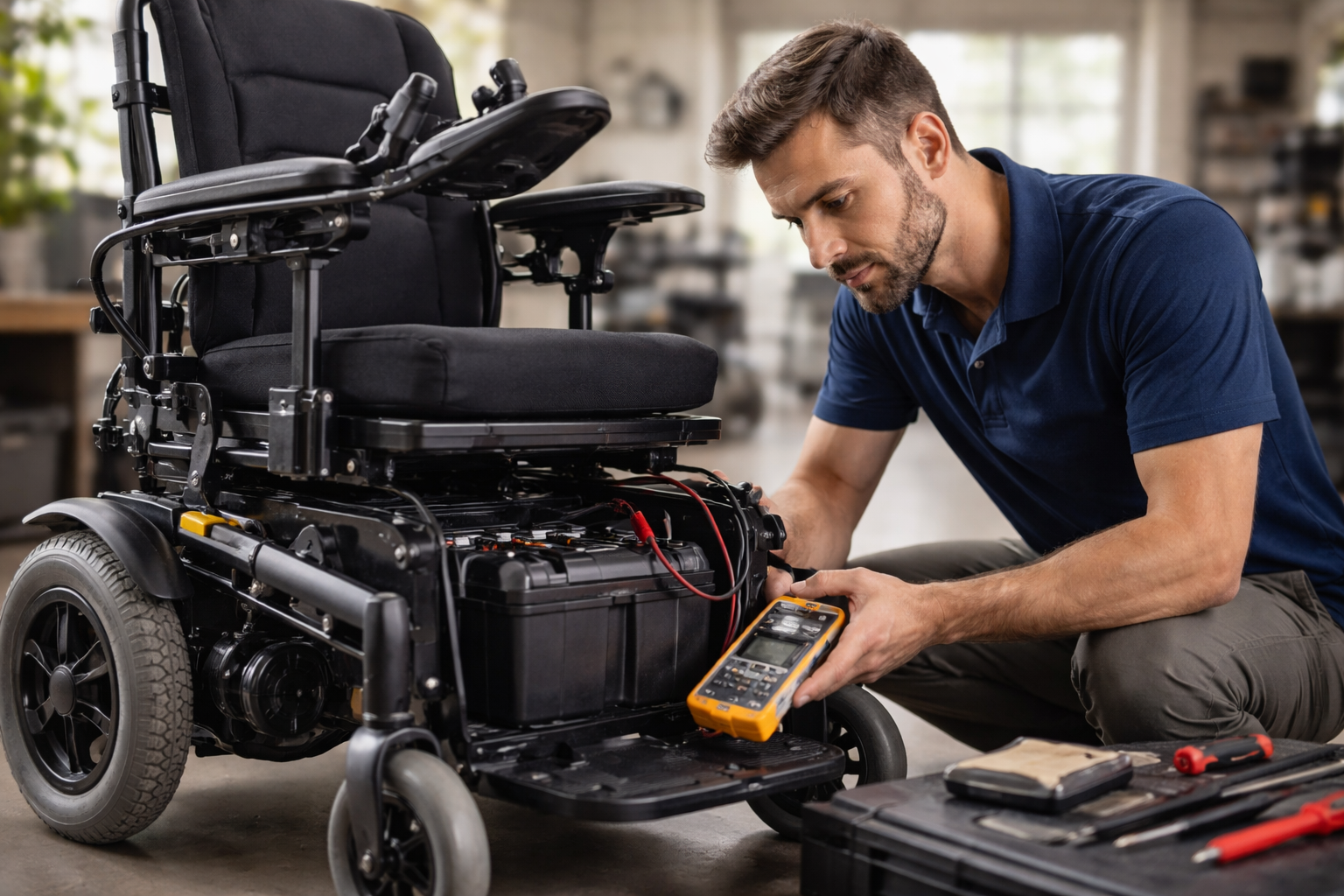איך לתחזק כסאות גלגלים חשמליים ולהאריך את חיי הסוללה
