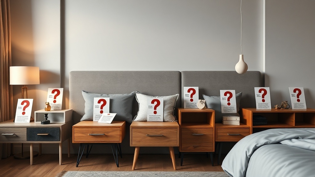 שאלות נפוצות על שידות לחדר שינה מעוצבות